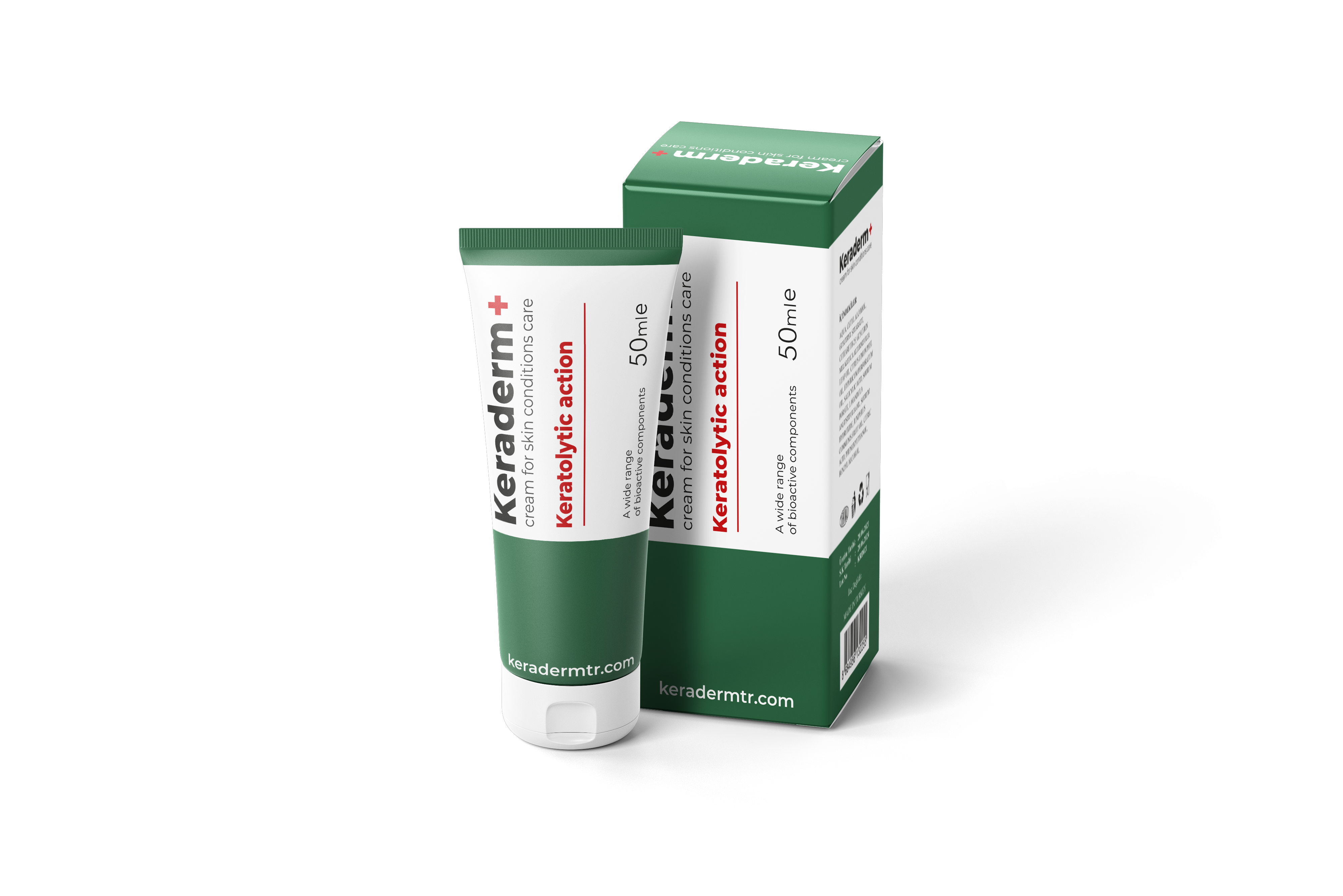 KeraDerm — كريم (العناية من الفطريات), تغليف المنتج