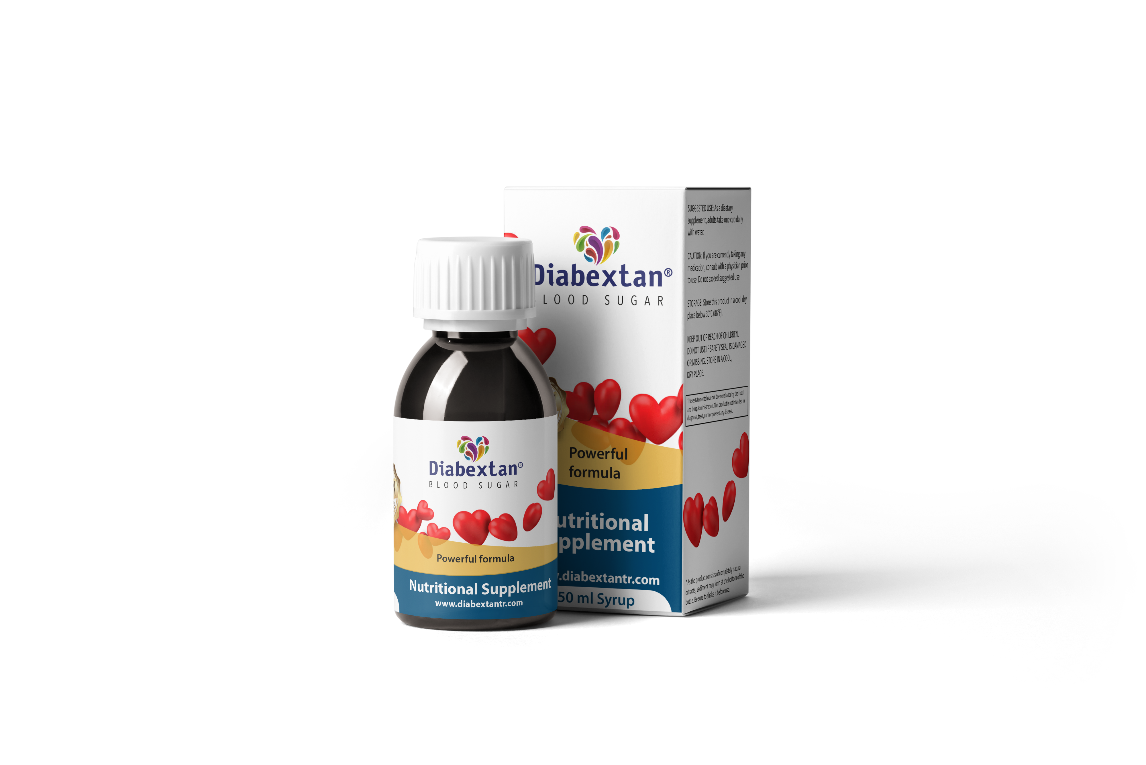 Diabextan — شراب (دعم مرضى السكري), تغليف المنتج