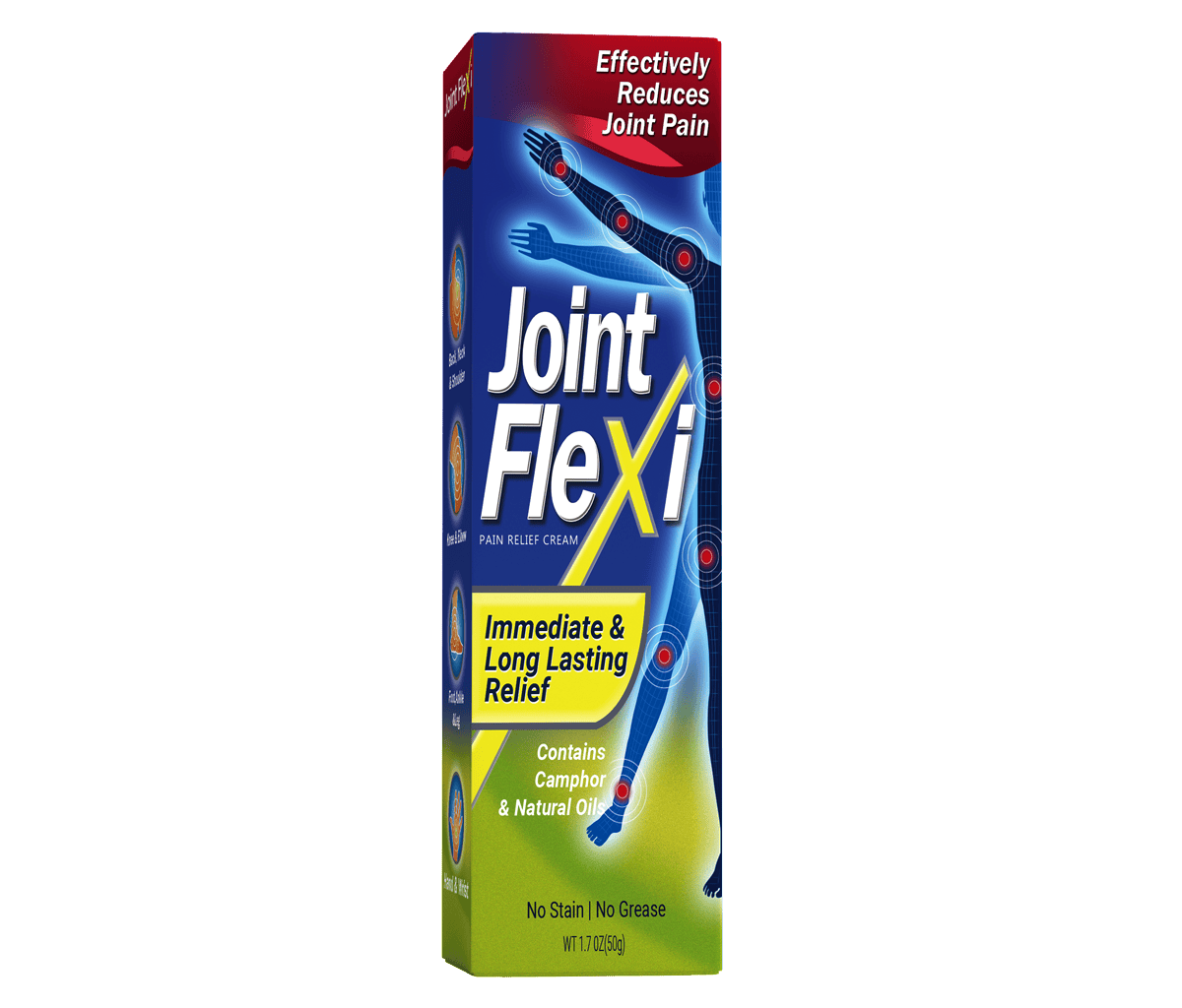 Joint Flexi — كريم (العناية بالمفاصل), تغليف المنتج