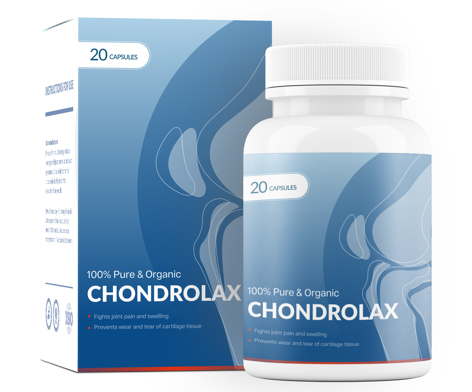 Chondrolax — كبسولات (العناية بالمفاصل), تغليف المنتج