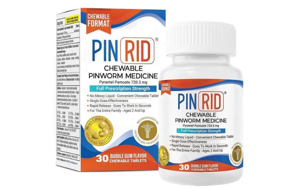 Pin Rid — أقراص (التخلص من الطفيليات), تغليف المنتج