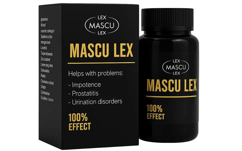 Mascu Lex — كبسولات (حيوية الرجل), تغليف المنتج