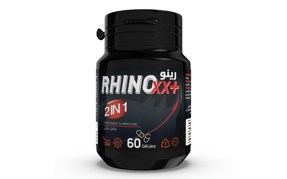 Rhino + — كبسولات (صحة البروستاتا), تغليف المنتج
