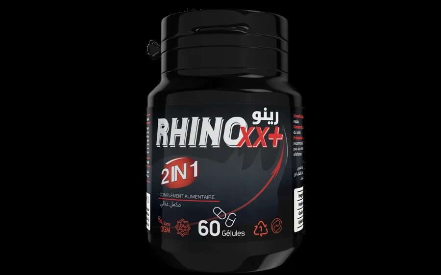 Rhino + — كبسولات (صحة البروستاتا), تغليف المنتج