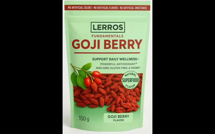 Goji Berry — العناية بالعين والنظر, تغليف المنتج