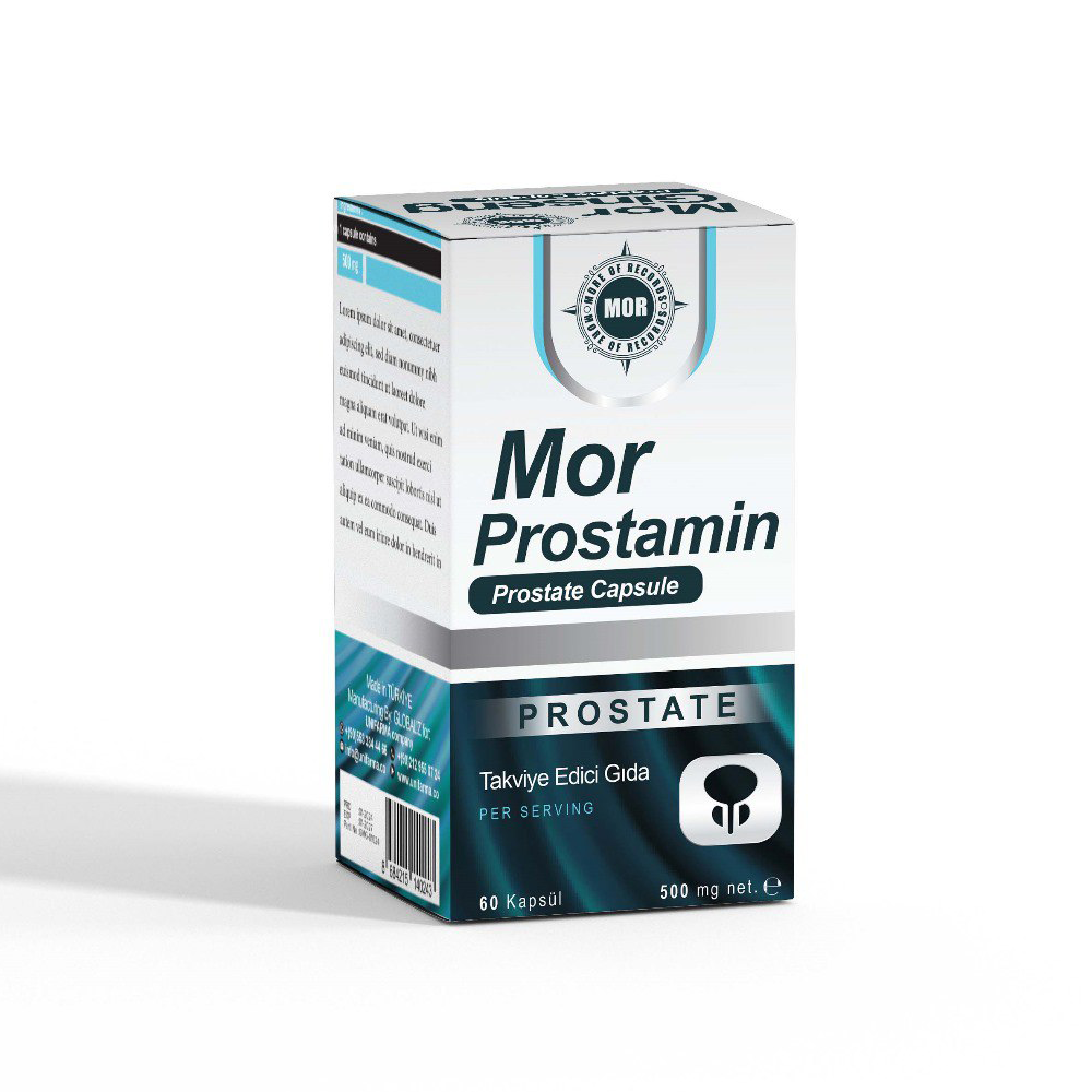 Mor Prostamin — كبسولات (صحة البروستاتا), تغليف المنتج