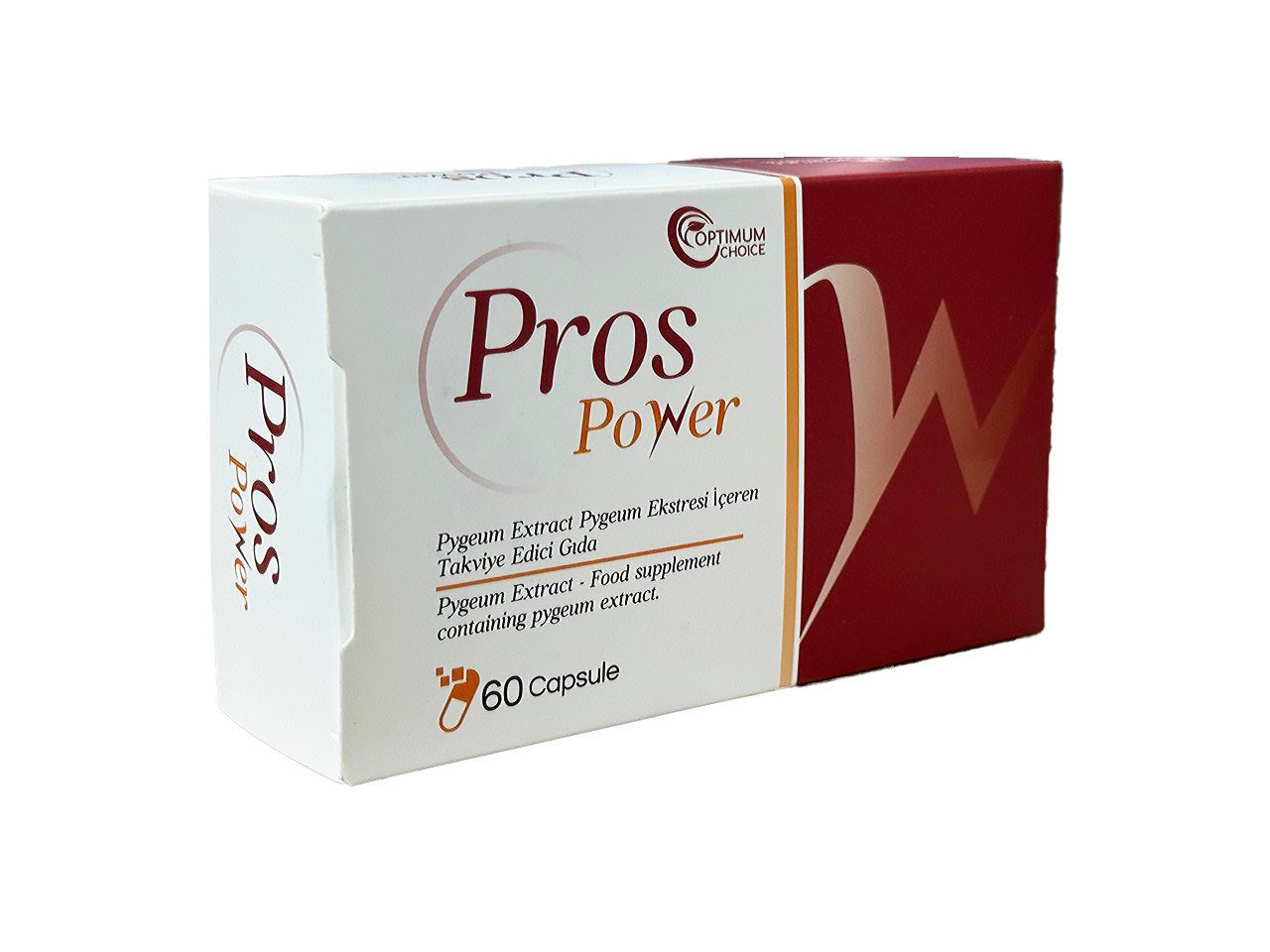Pros Power — كبسولات (صحة البروستاتا), تغليف المنتج