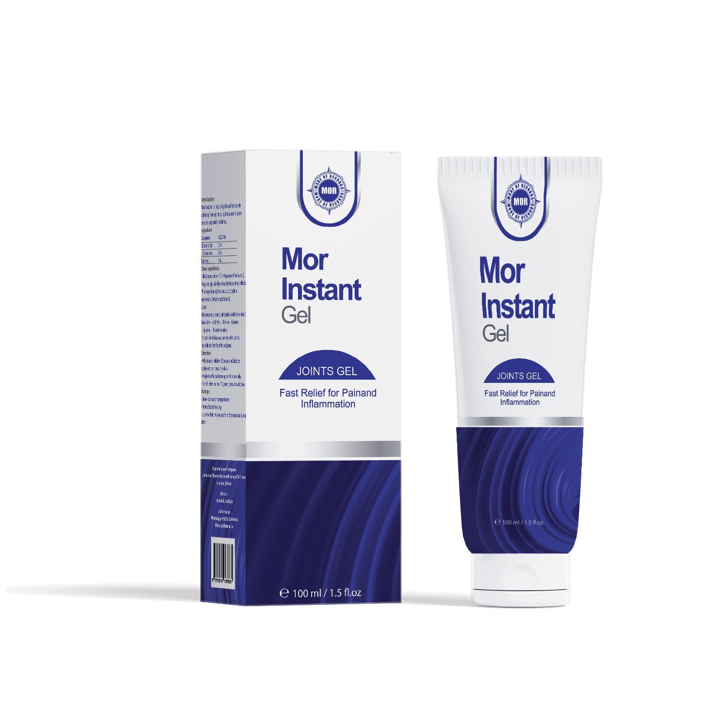 Mor Instant — جل (العناية بالمفاصل), تغليف المنتج