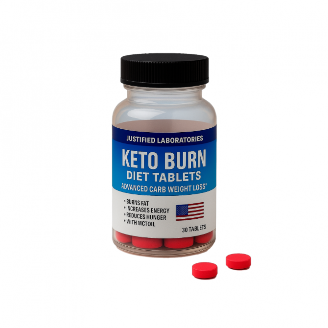 Keto Burn — أقراص (التحكم بالوزن), تغليف المنتج