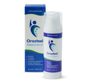 Orosteel — مرهم (العناية بالمفاصل), تغليف المنتج