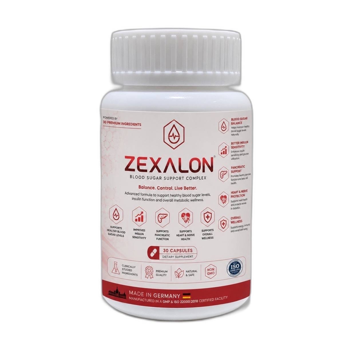 Zexalon — كبسولات (دعم مرضى السكري), تغليف المنتج
